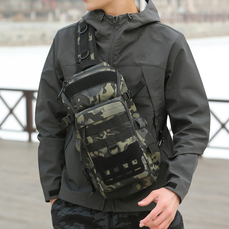 กระเป๋าคาดหน้าอกผู้ชายผ้าอ็อกซ - Fishing Bag Waterproof บทวิจารณ์และราคา