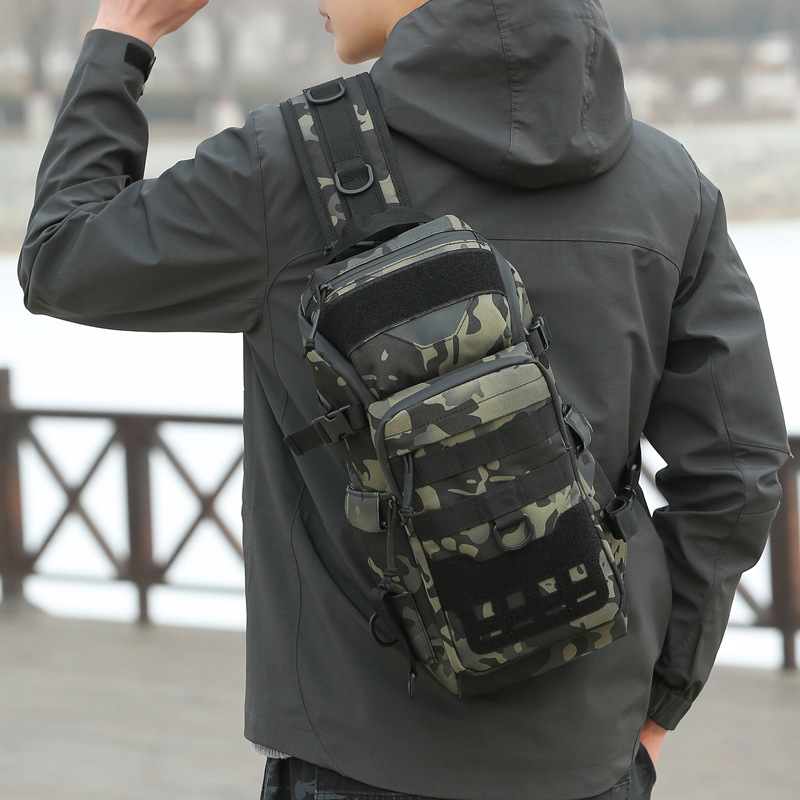 กระเป๋าคาดหน้าอกผู้ชายผ้าอ็อกซ - Fishing Bag Waterproof บทวิจารณ์และราคา