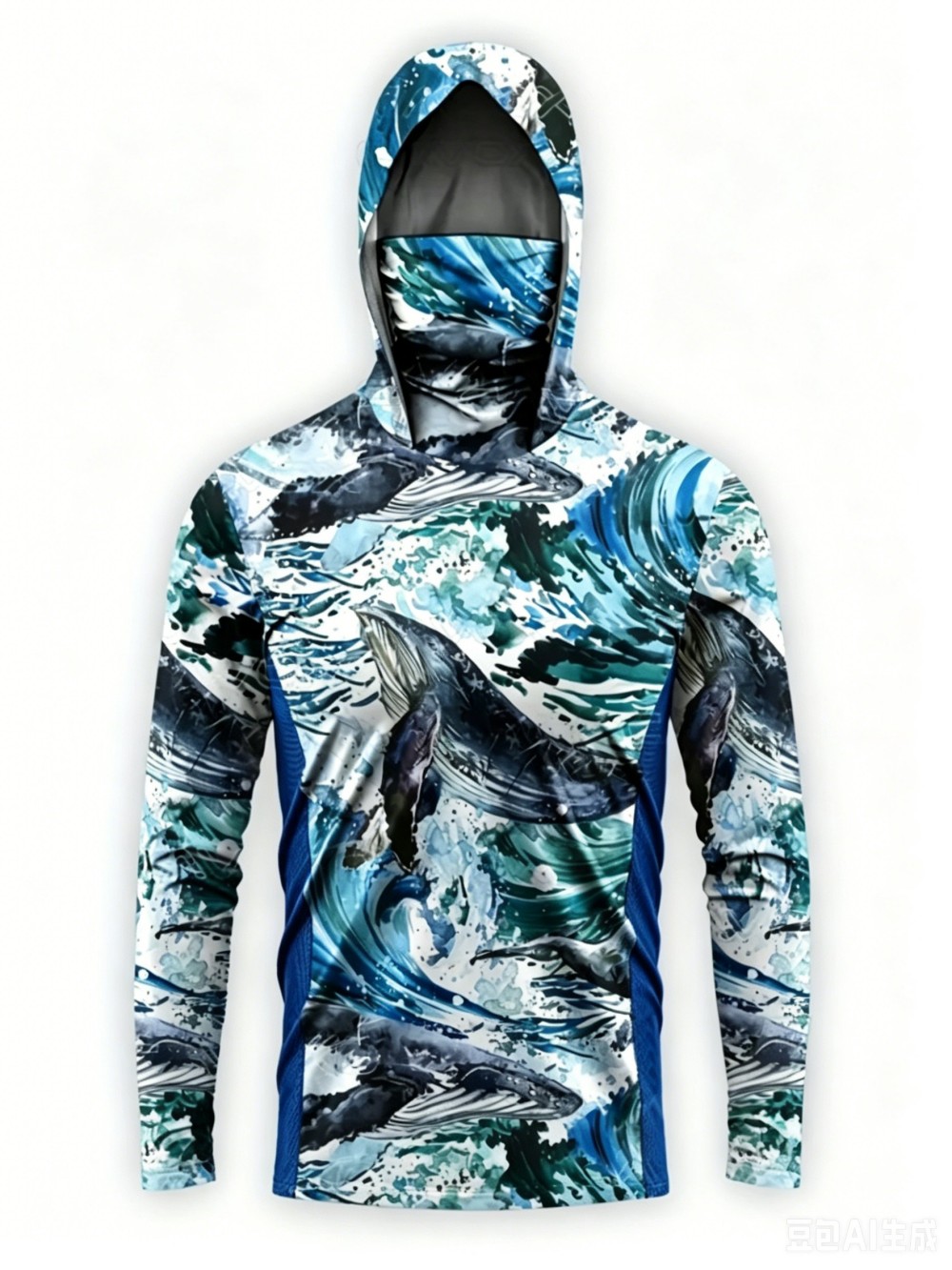 เสื้อฮู้ดตกปลาแขนยาวลายพรางสำห - Fishing Hoodie บทวิจารณ์และราคา