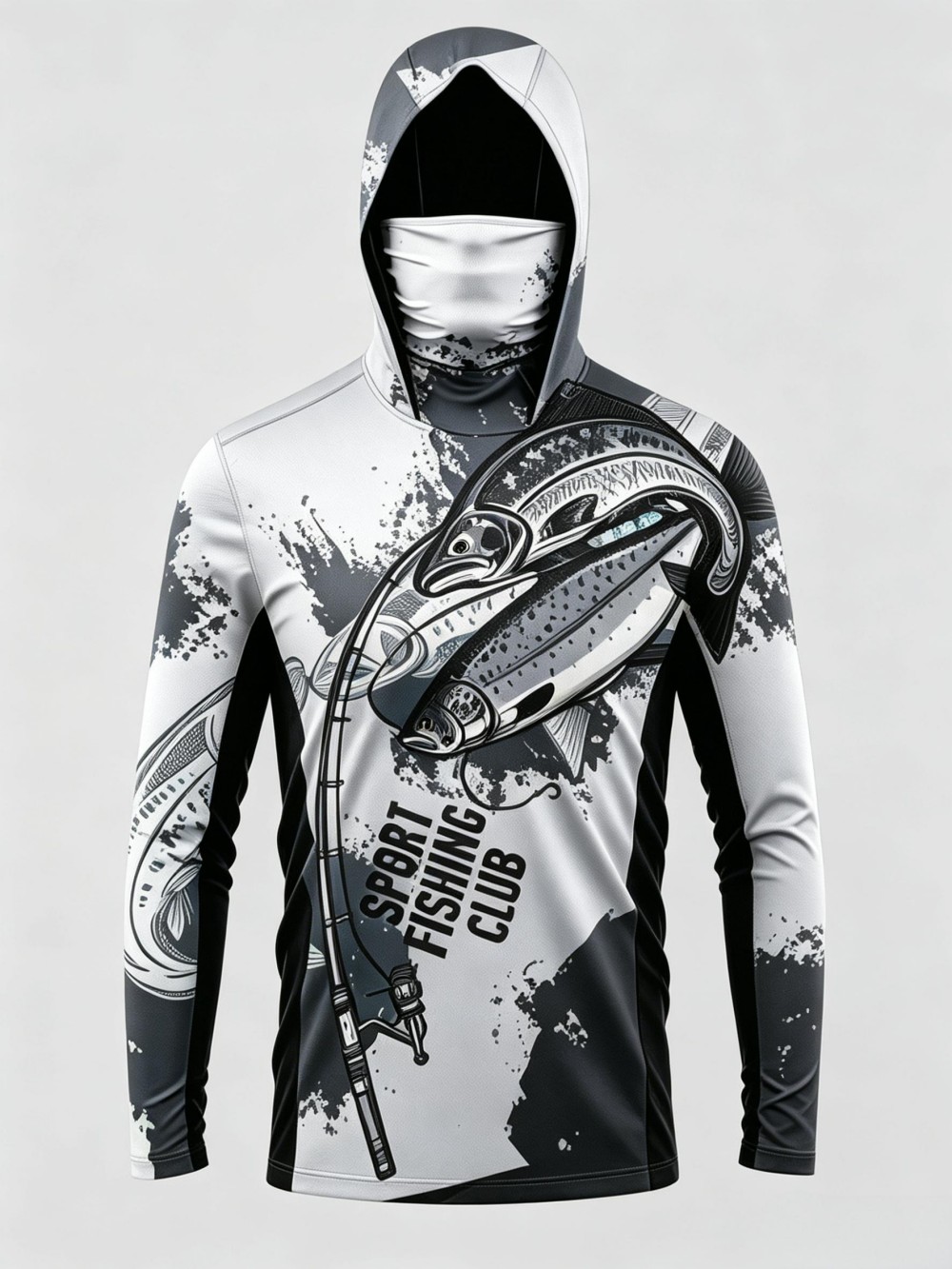 เสื้อฮู้ดตกปลาแขนยาวลายพรางสำห - Fishing Hoodie บทวิจารณ์และราคา